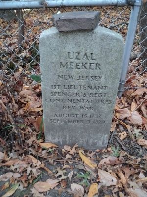 Grave of Uzal Meeker. Click for full size. Grave of Uzal Meeker image. Click for full size.