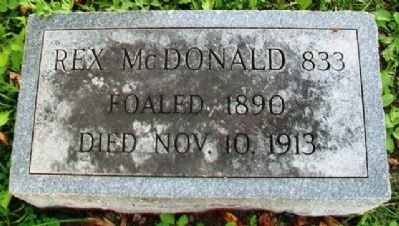 Rex McDonald 833 Marker. Click for full size. Rex McDonald 833 Marker image. Click for full size.
