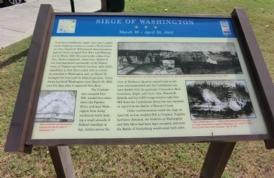 Siege of Washington Marker. Click for full size. Siege of Washington Marker image. Click for full size.