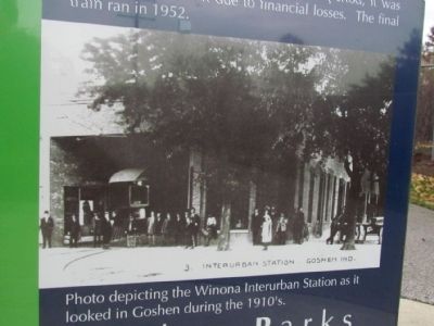 Winona Interurban Station in 1910's image. Click for full size.