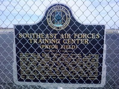 Southeast Air Forces Training Center Marker image. Click for full size.