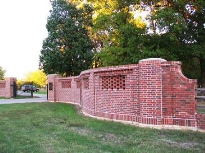 The Churchill Gate and Marker. Click for full size. The Churchill Gate and Marker image. Click for full size.