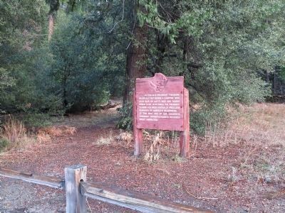 Theodore Roosevelt and John Muir Marker image. Click for full size.