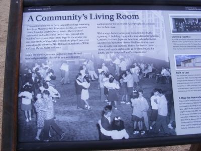 A Community's Living Room Marker. Click for full size. A Community's Living Room Marker image. Click for full size.