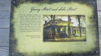 Lake Street and Young Street Marker. Click for full size. Lake Street and Young Street Marker image. Click for full size.