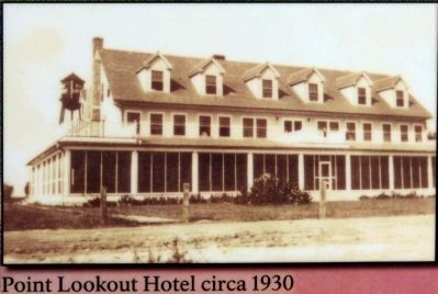 Point Lookout Hotel circa 1930 image. Click for full size.