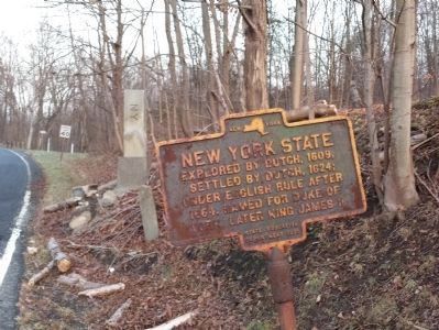 New York State Marker. Click for full size. New York State Marker image. Click for full size.
