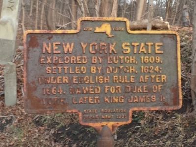 New York State Marker. Click for full size. New York State Marker image. Click for full size.