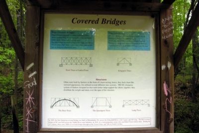 Covered Bridges Marker. Click for full size. Covered Bridges Marker image. Click for full size.