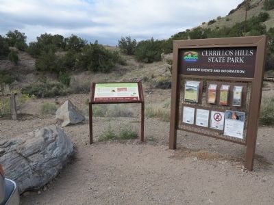 Welcome to the Cerrillos Hills State Park Marker image. Click for full size.