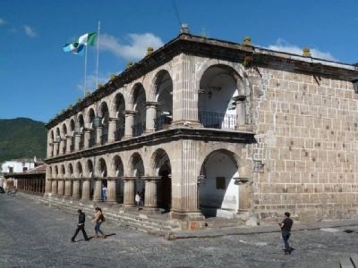 Antigua Guatemala UNESCO World Heritage Site Marker image. Click for full size.