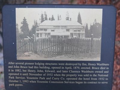 Wawona Hotel Marker. Click for full size. Wawona Hotel Marker image. Click for full size.