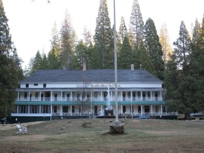Wawona Hotel (main building). Click for full size. Wawona Hotel (main building) image. Click for full size.
