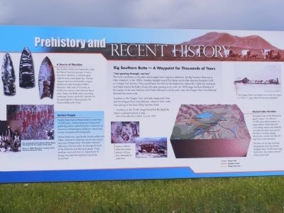 Prehistory and Recent History Marker image. Click for full size.