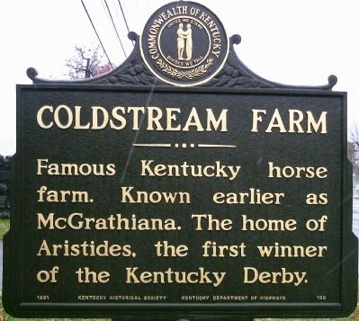 Coldstream Farm Marker image. Click for full size.