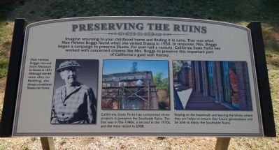 Preserving the Ruins Marker image. Click for full size.