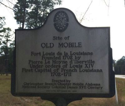 Site of Old Mobile Marker image. Click for full size.