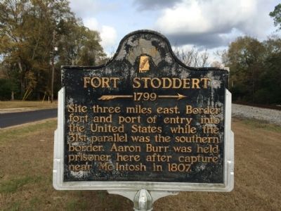 Fort Stoddert Marker image. Click for full size.