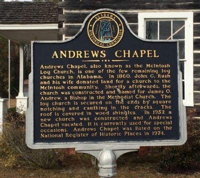 Andrews Chapel Marker image. Click for full size.