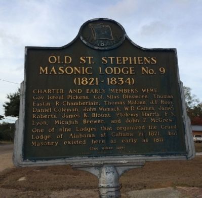 Old St. Stephens Masonic Lodge #9 image. Click for full size.