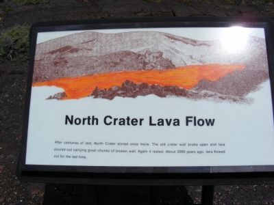 North Crater Lava Flow Marker image. Click for full size.