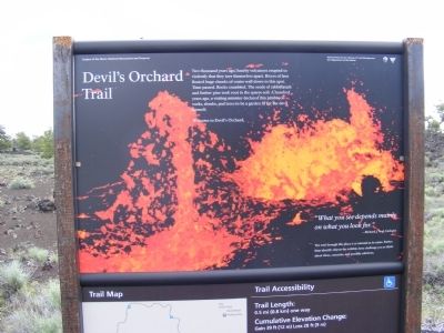 Devil's Orchard Trail Marker image. Click for full size.