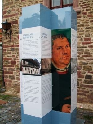 History of the [Luther] House Marker image. Click for full size.