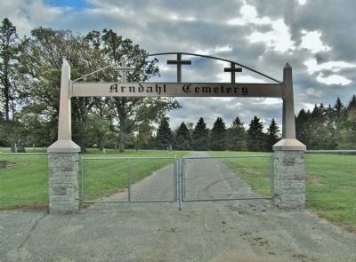 Arndahl Cemetery. Click for full size. Arndahl Cemetery image. Click for full size.