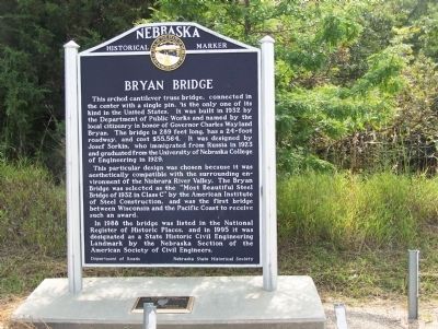 Bryan Bridge Marker image. Click for full size.
