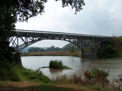 Bryan Bridge over Niobrara River looking west (upstream). Click for full size. Bryan Bridge over Niobrara River looking west (upstream) image. Click for full size.