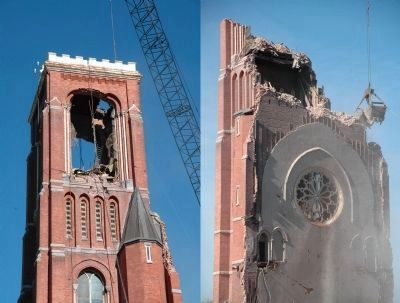 Saint Patrick's Church Demolition - 2013 image. Click for full size.