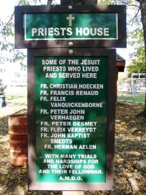 Priests House Marker image. Click for full size.
