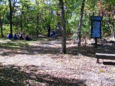 Log Cabin School Marker. Click for full size. Log Cabin School Marker image. Click for full size.