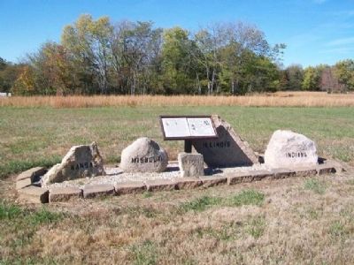 Father Petit and the Potawatomi 'Trail of Death' Marker. Click for full size. Father Petit and the Potawatomi 'Trail of Death' Marker image. Click for full size.