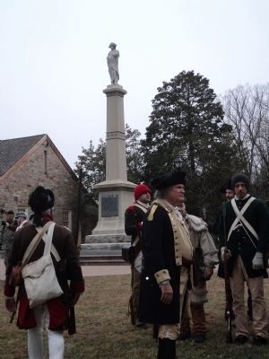 Continental Soldiers at the Washington's Crossing Monument image. Click for full size.
