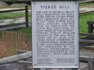 Pierce Mill Marker image. Click for full size.