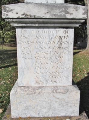 Captain John S. Marsh State Monument. Click for full size. Captain John S. Marsh State Monument image. Click for full size.