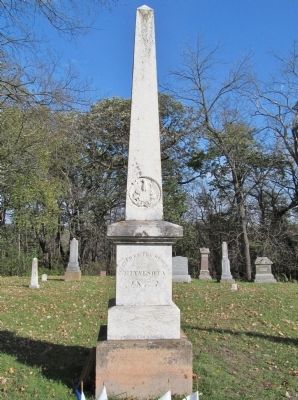 Captain John S. Marsh State Monument. Click for full size. Captain John S. Marsh State Monument image. Click for full size.