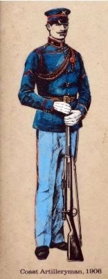 Coast Artilleryman, 1906 image. Click for full size.