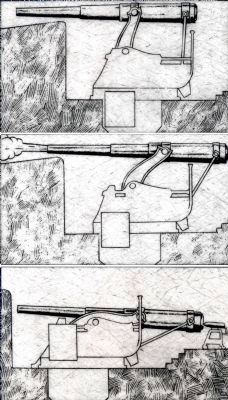 Disappearing Guns. Click for full size. Disappearing Guns image. Click for full size.