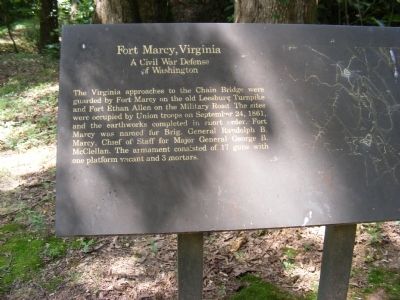 Fort Marcy, Virginia Marker image. Click for full size.