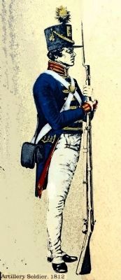 Artilleryman, 1812. Click for full size. Artilleryman, 1812 image. Click for full size.