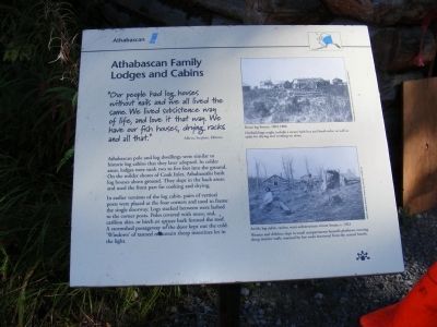 Athabascan Family Lodges and Cabins Marker image. Click for full size.