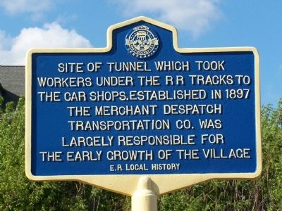 Site of Tunnel Marker image. Click for full size.
