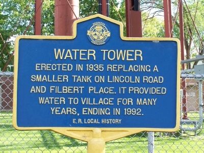 Water Tower Marker image. Click for full size.