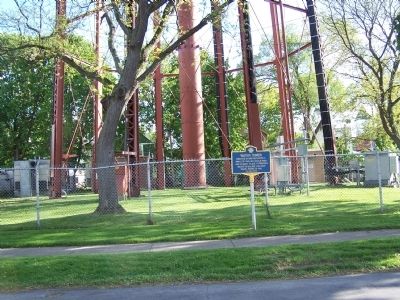 Water Tower Marker in situ image. Click for full size.