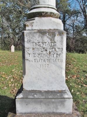 Eliza Müller State Monument. Click for full size. Eliza Müller State Monument image. Click for full size.