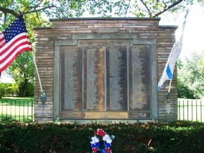 World War II Honor Roll. Click for full size. World War II Honor Roll image. Click for full size.