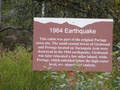 1964 Earthquake Marker image. Click for full size.