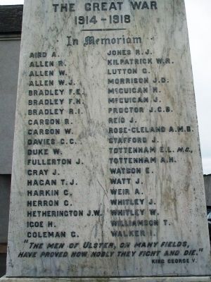 World Wars Memorial. Click for full size. World Wars Memorial image. Click for full size.
